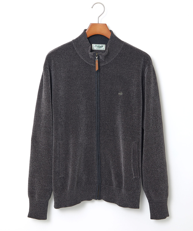 モールニット フルジップ ブルゾン