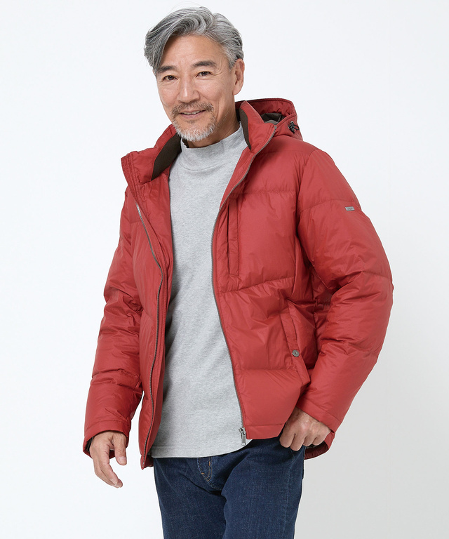 フード付き ダウン ジャケット