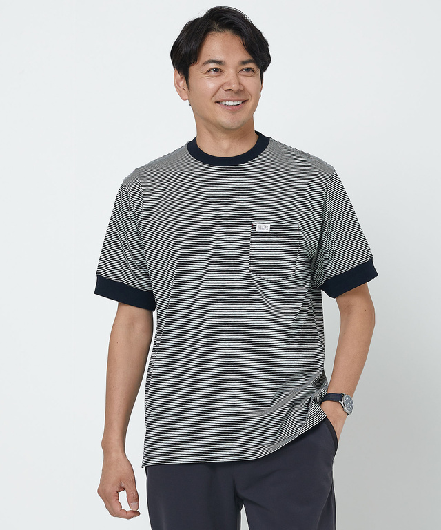 天竺 ポケット Tシャツ
