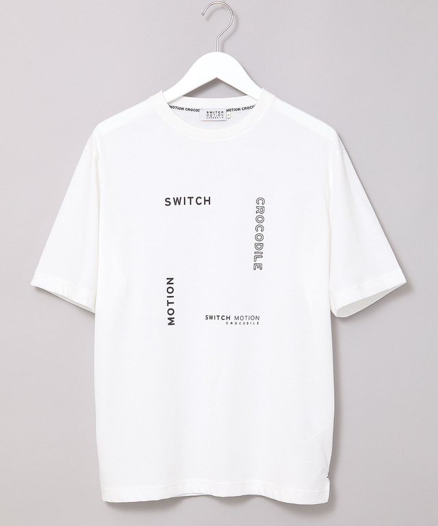 プリント クルーネック Tシャツ