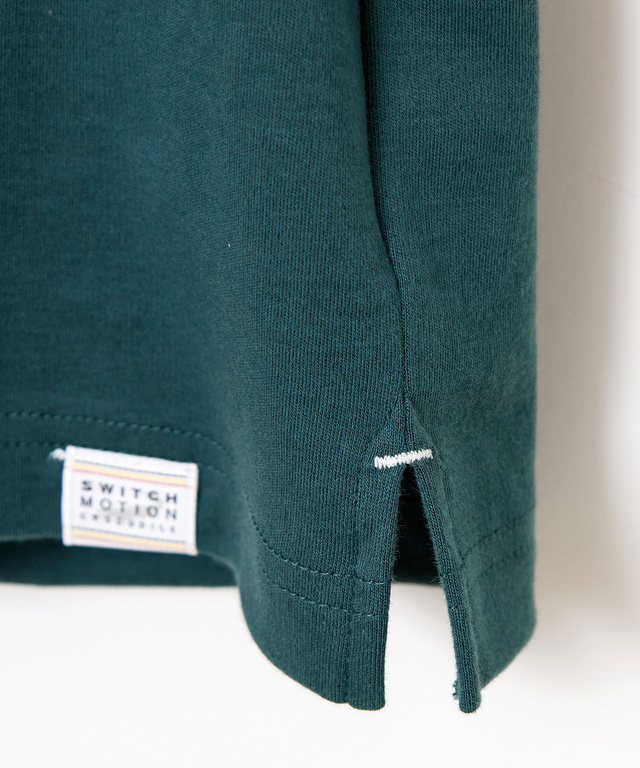 ハイネック 長袖カットソー【ウガンダ オーガニック コットン】