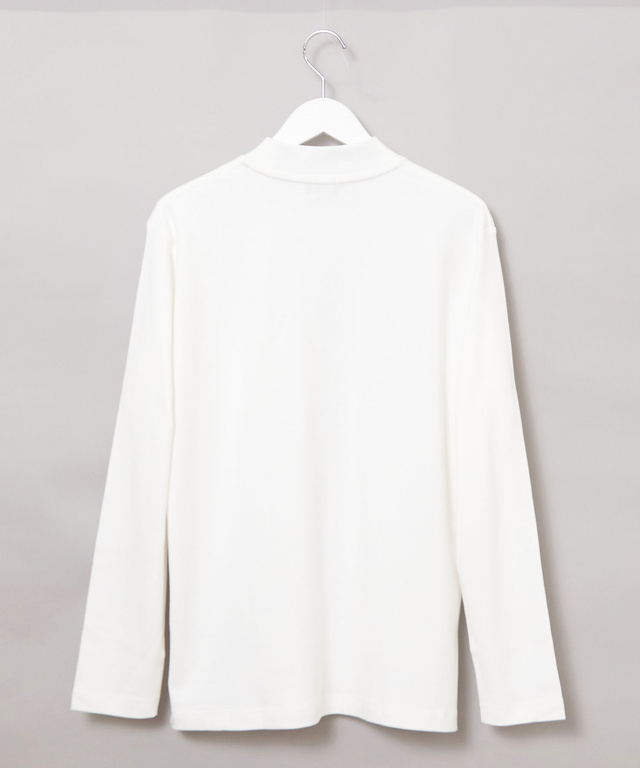 ハイネック 長袖カットソー【ウガンダ オーガニック コットン】