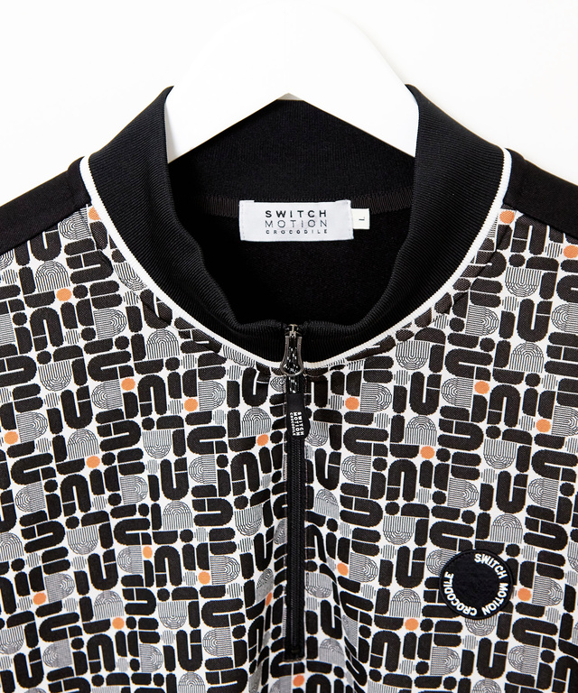 モノグラム ジップ プルオーバー