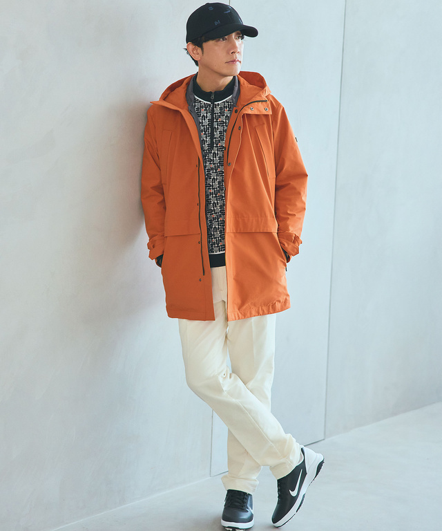 モノグラム ジップ プルオーバー