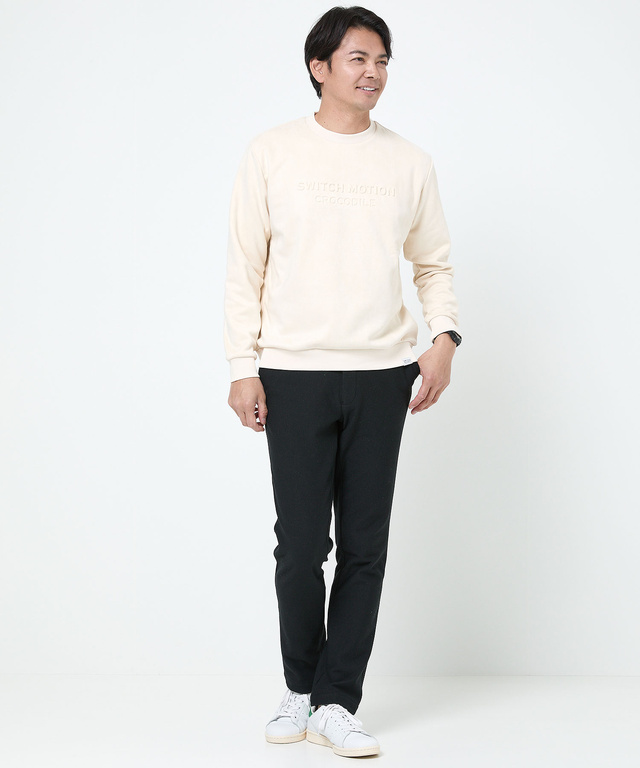 微起毛 ロゴ トレーナー