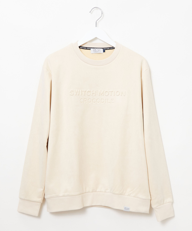 微起毛 ロゴ トレーナー