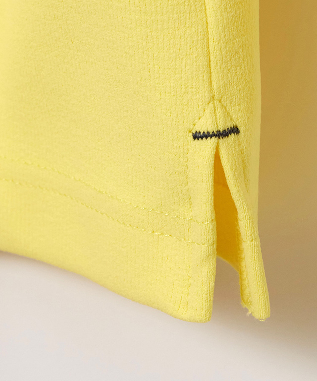 スタンドカラー ハーフジップ プルオーバー