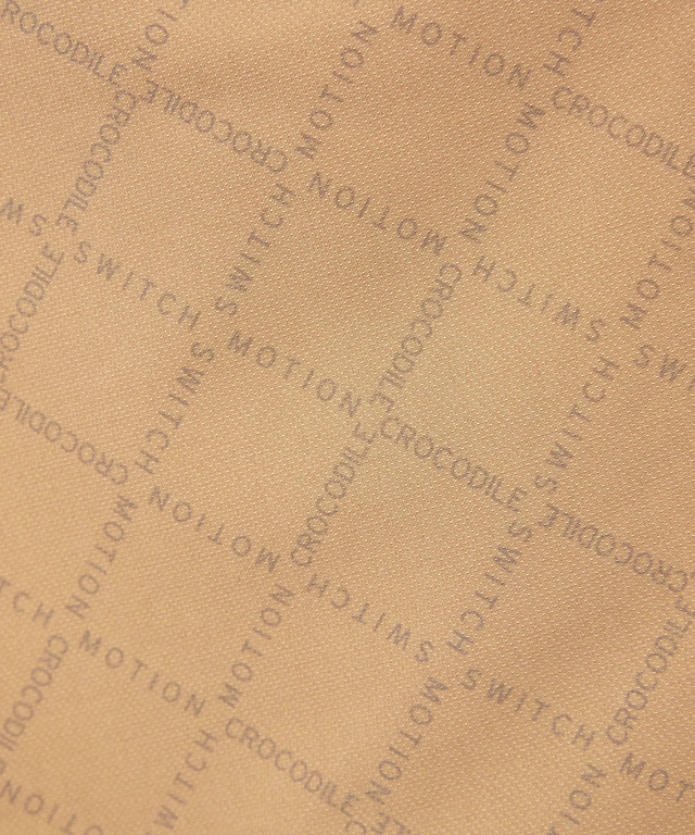 モノグラムプリント テーパード パンツ