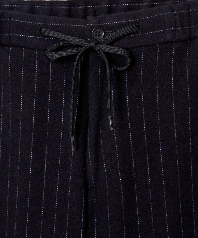 ウールブレンド フラノ風 パンツ