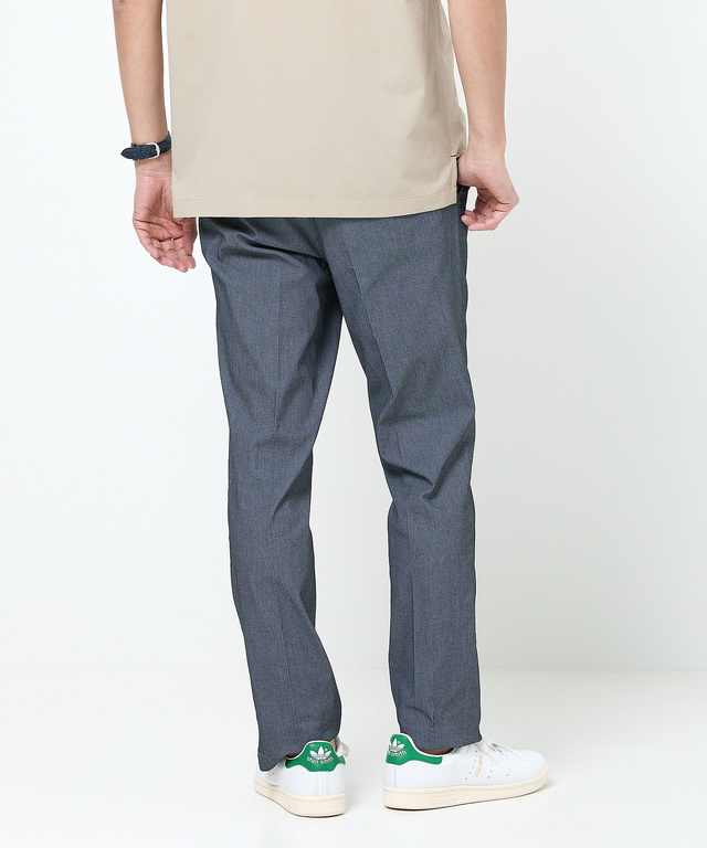 バーズアイ ストレッチ テーパードパンツ