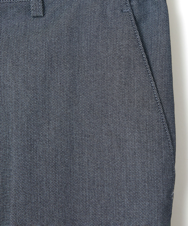 バーズアイ ストレッチ テーパードパンツ