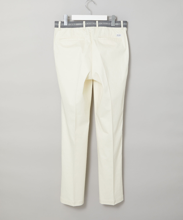 バーズアイ ストレッチ テーパードパンツ