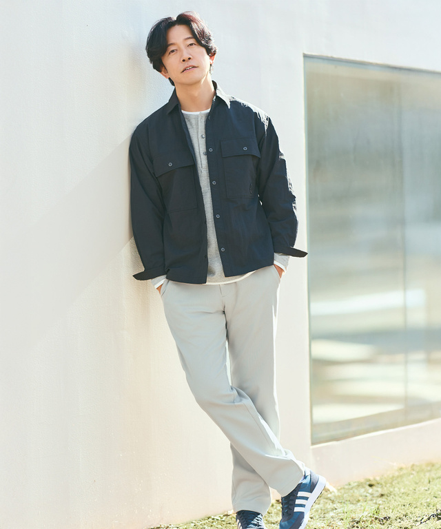 ピケ ストレッチ パンツ