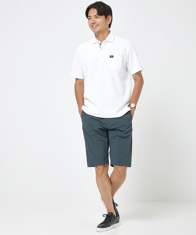 ナイロン ストレッチ ショートパンツ