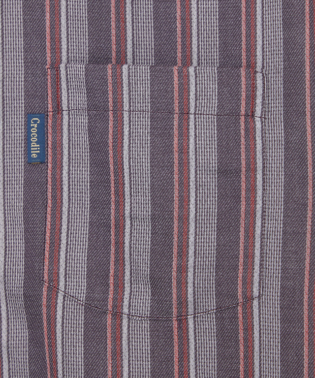 リバーシブル ストライプ柄 シャツ