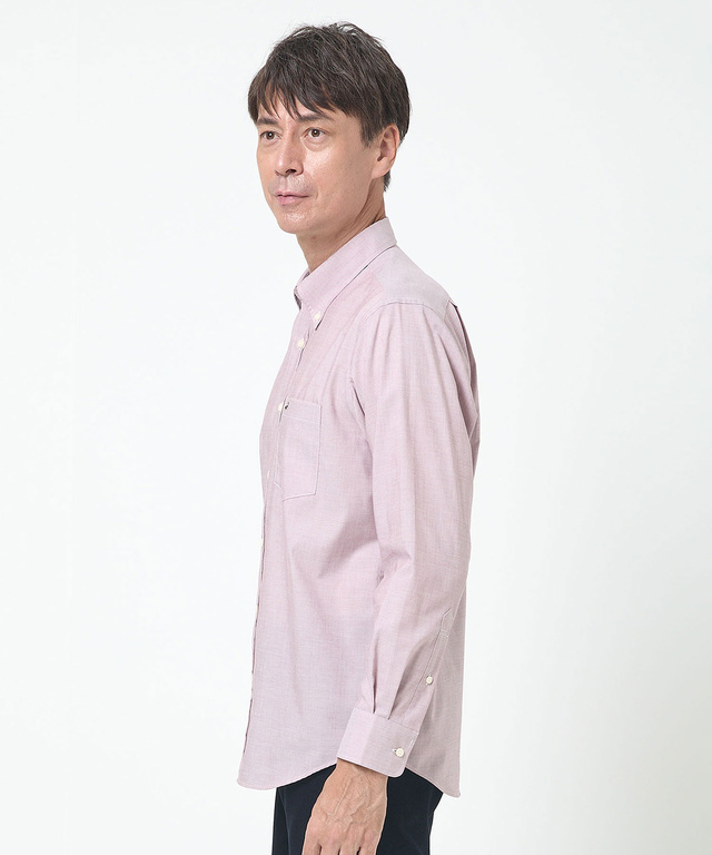 ノンアイロン ボタンダウン シャツ【シワになりにくい】