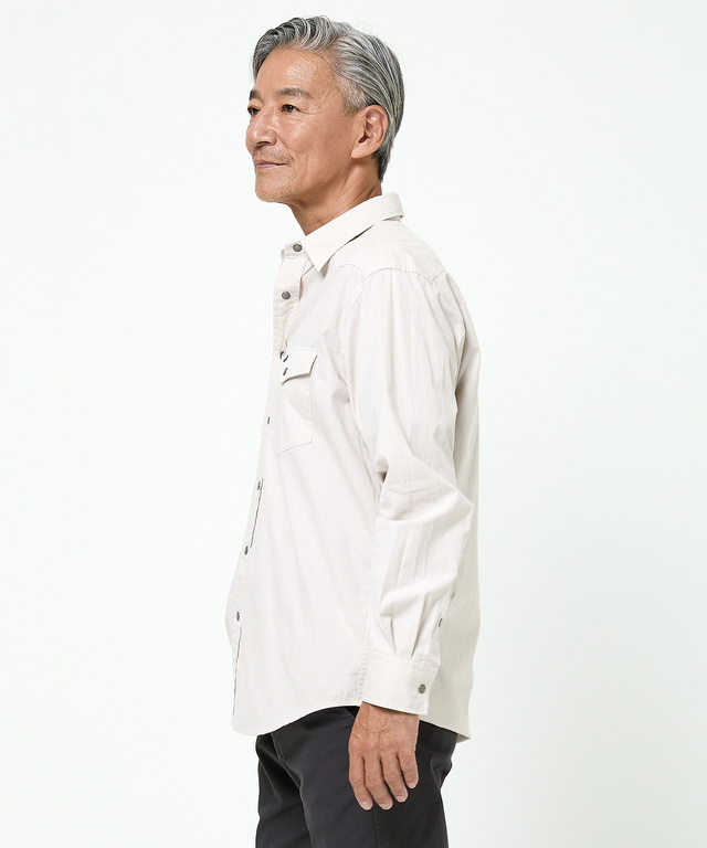 ダブルポケット デザイン シャツ