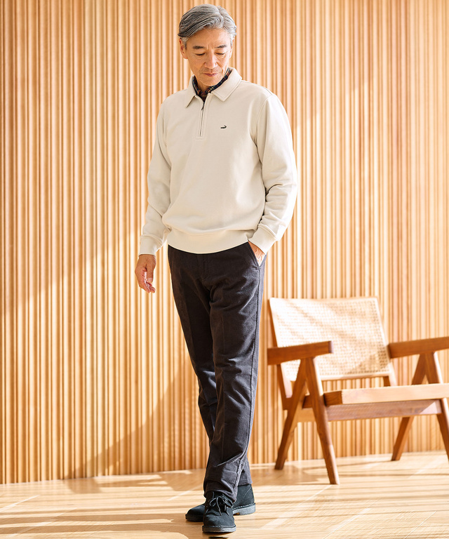 インディゴ糸 チェック柄 シャツ