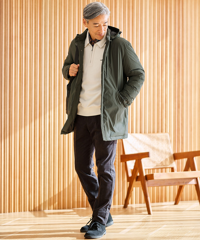 インディゴ糸 チェック柄 シャツ