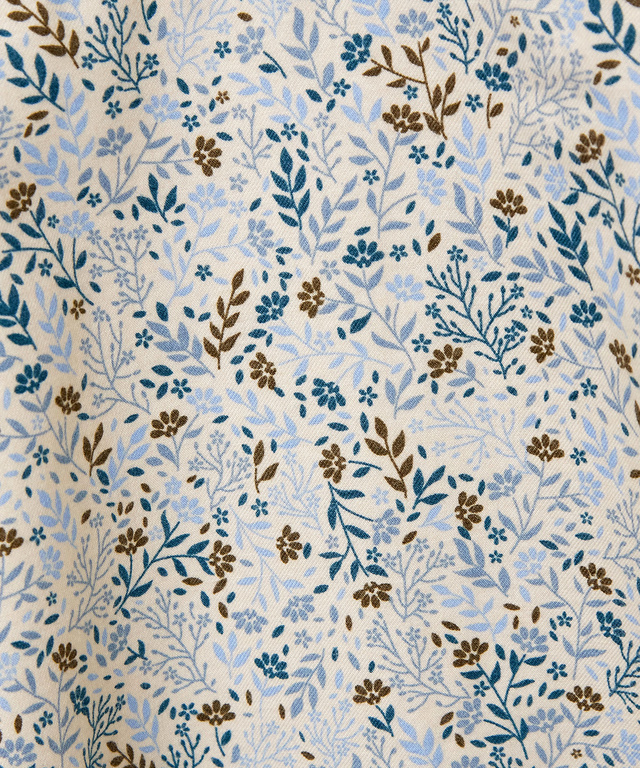 サーモ 花柄プリント シャツ