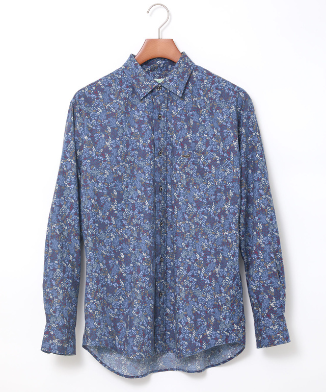 サーモ 花柄プリント シャツ