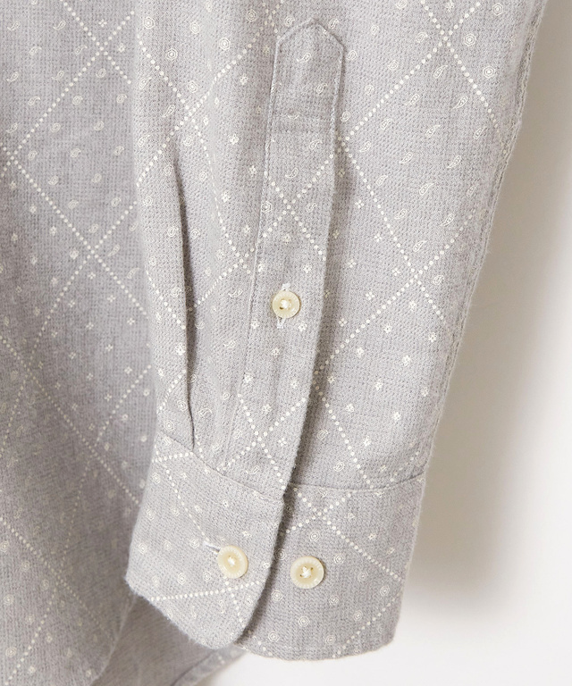 ビエラ生地 デザインプリント シャツ