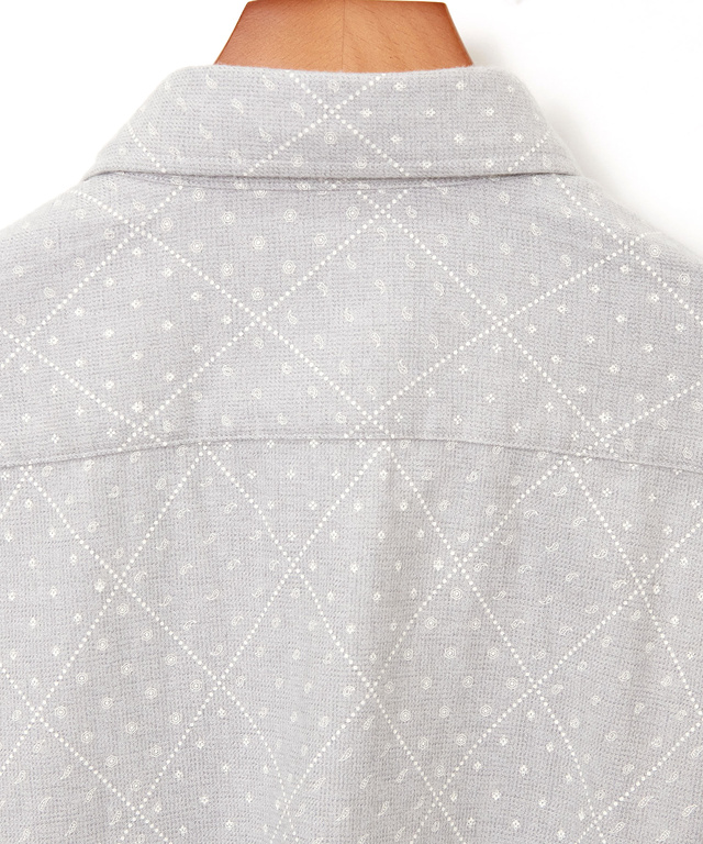 ビエラ生地 デザインプリント シャツ