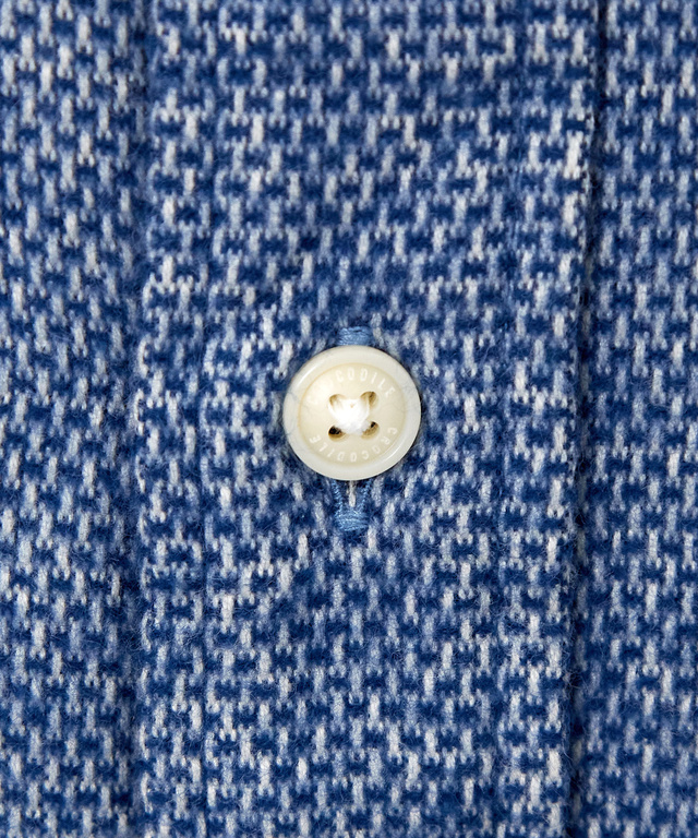 シャギー加工 杢調 シャツ