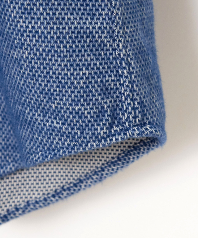 シャギー加工 杢調 シャツ