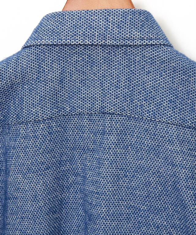 シャギー加工 杢調 シャツ