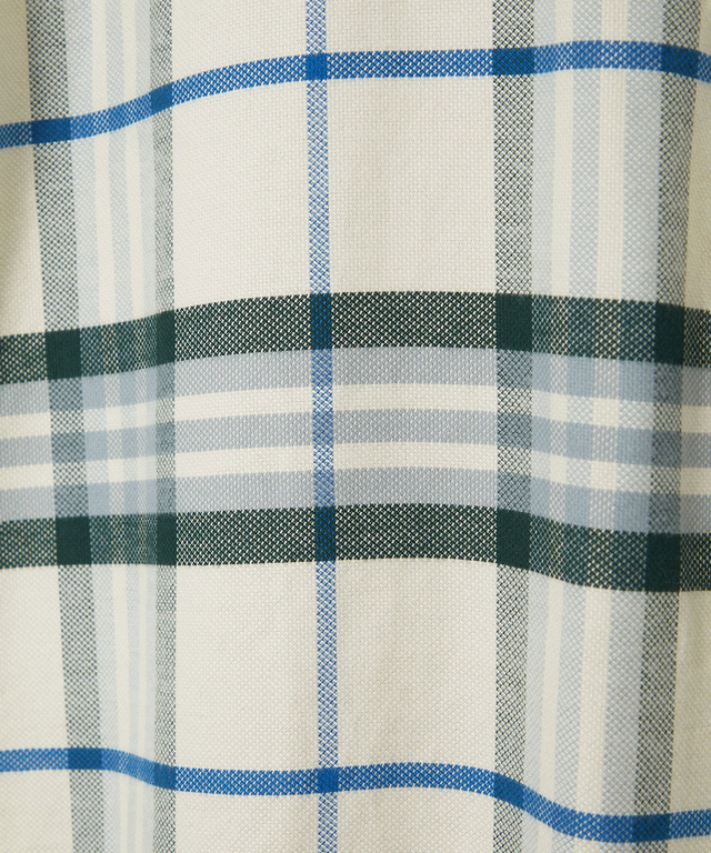 チェック柄 ボタンダウン シャツ