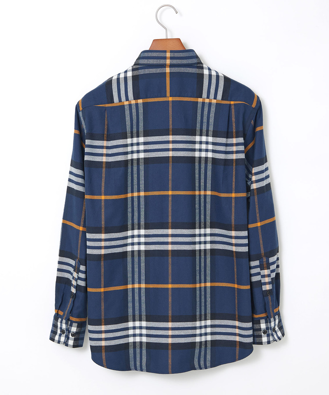 チェック柄 ボタンダウン シャツ