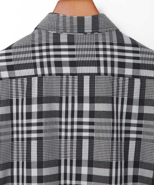 サーモ チェック柄 シャツ