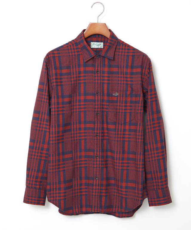 サーモ チェック柄 シャツ