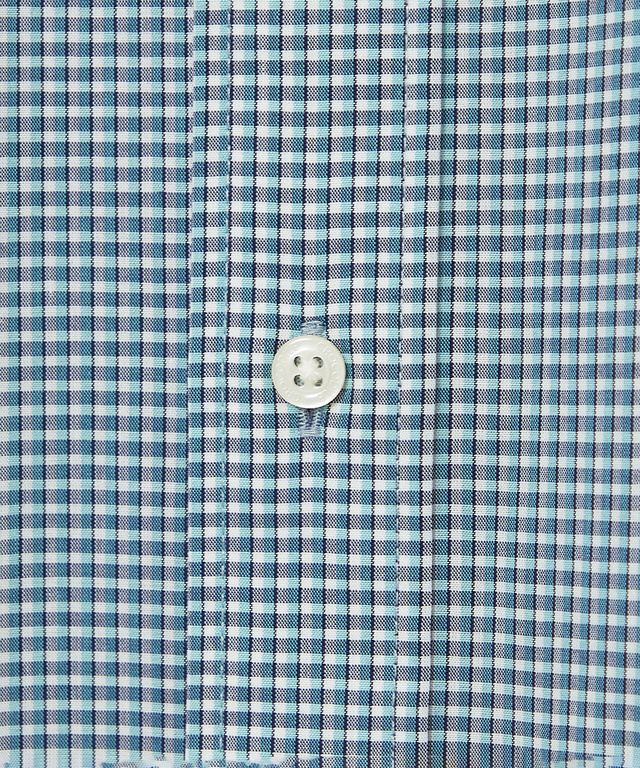 ノンアイロン ギンガムチェック ボタンダウンシャツ【シワになりにくい】