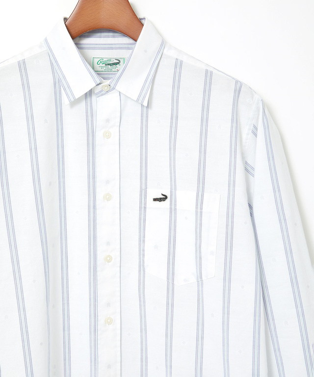 カットドビー ストライプ シャツ