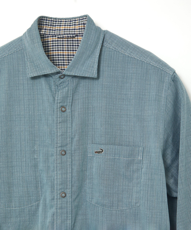 クロコダイルタータン リバーシブル シャツ【吸汗速乾】