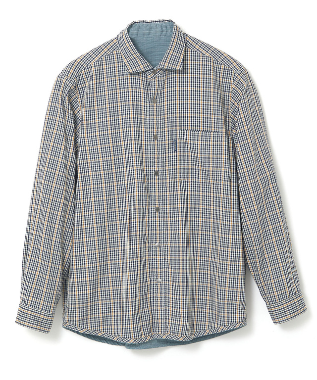 クロコダイルタータン リバーシブル シャツ【吸汗速乾】