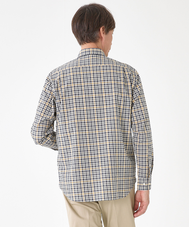 クロコダイルタータン ボタンダウン シャツ