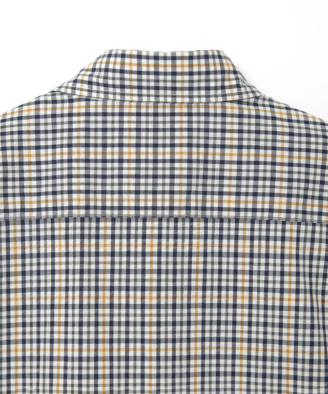 クロコダイルタータン ボタンダウン シャツ