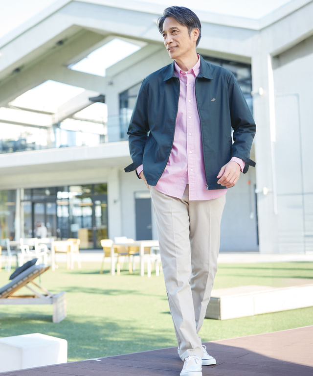 マイクロコードレーン ボタンダウン シャツ【UV加工】【吸汗速乾】