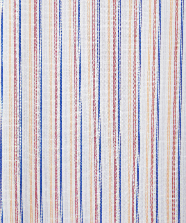 サッカー ストライプ ボタンダウン シャツ 【日本製生地】【接触冷感】