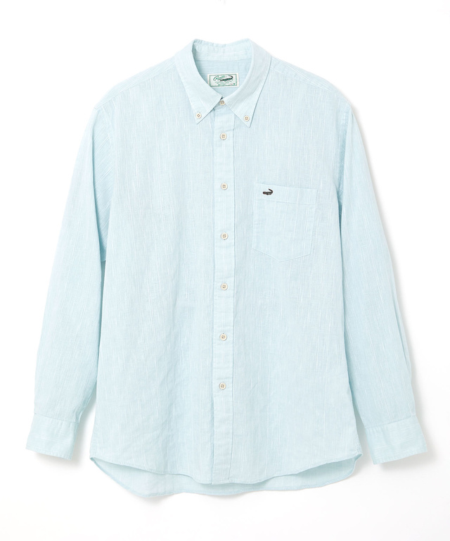 ゼロリネン ストライプ シャツ