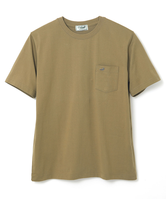 ポケット付きワンポイントTシャツ【TEMP-C】  