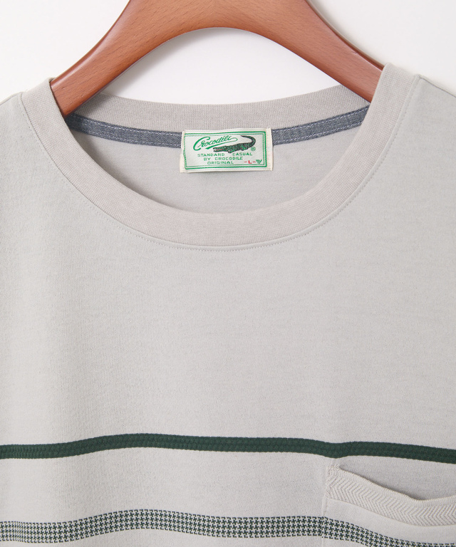 パネルボーダー デザイン Tシャツ