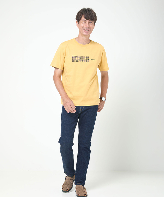 ロゴ モチーフ デザインTシャツ