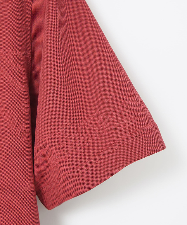 地柄 デザイン ポロシャツ