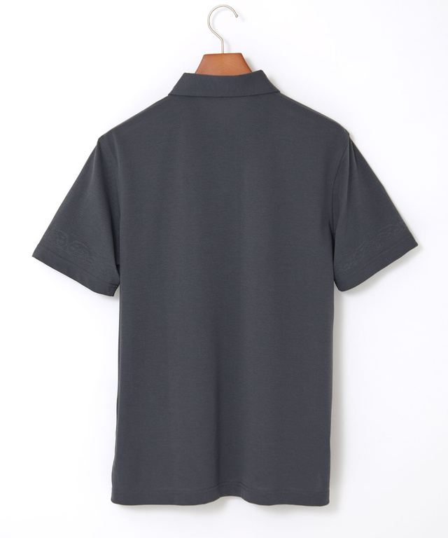 地柄 デザイン ポロシャツ
