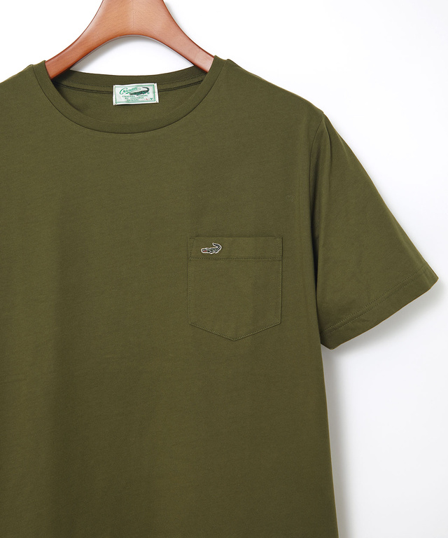 天竺 胸ポケット付き Tシャツ