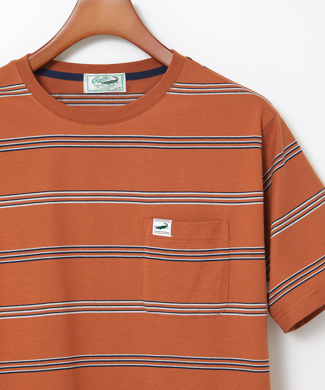 ボーダー柄 Tシャツ【ウガンダ オーガニック コットン】